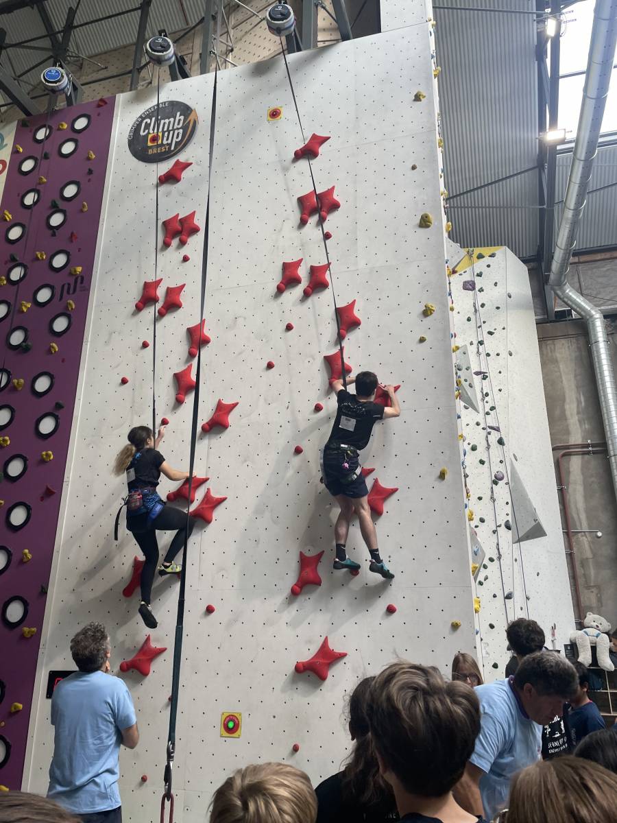 LES CHAMPIONNATS NATIONAUX D'ESCALADE